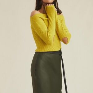 New- Cashmere Off Shoulder Anthropology Sweater